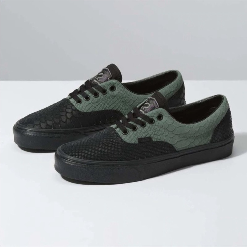 Vans Era Harry Potter Slytherin Limited Edition Sneaker Sz 5 Women Black Green